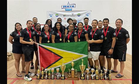 Guyana Retains Senior Caribbean Squash Title In Jamaica Guyana Chronicle