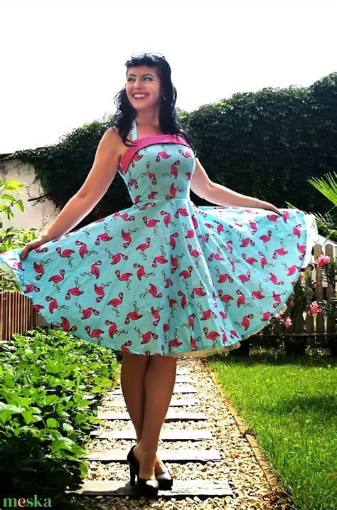 Pinup Rockabilly Flaming Mint S Meska Hu