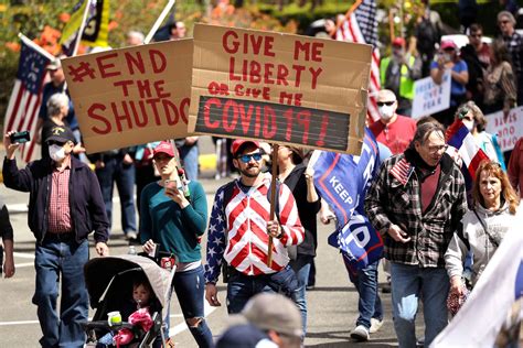 Residents protest coronavirus stay-at-home orders in 5 states - ABC News