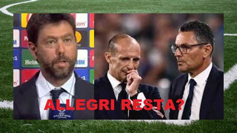 ClamorosoAgnelli Conferma Allegri Su Sky I Tifosi Vogliono Lesonero