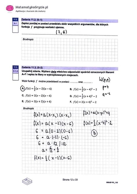 Matura Pr Bna Matematyka Arkusze Cke I Odpowiedzi Poziom