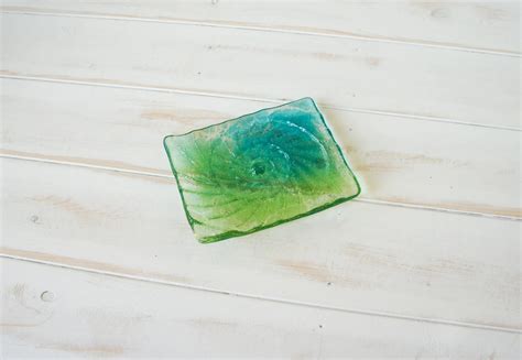 Ammonite Soap Dish Green Blue Ma Falcon Boats