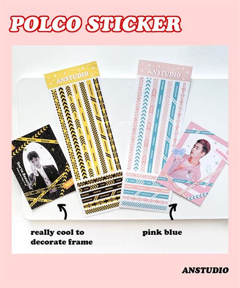 Set Of Kpop Deco Journal Deco You Choose The Colour Vinyl Polco Deco