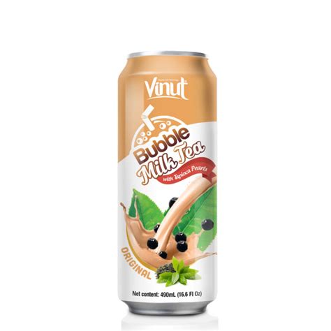 Classic Bubble Milk Tea Enjoy VINUT S 16 6 Fl Oz Original With Tapioca