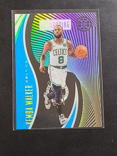 2019 20 Panini Illusions 10 Kemba Walker Astounding Sapphire Acetate