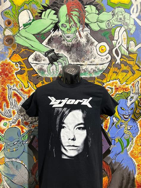 Bjork Face Shirt The Sugarcubes Arca Grimes Electronic New Wave Punk