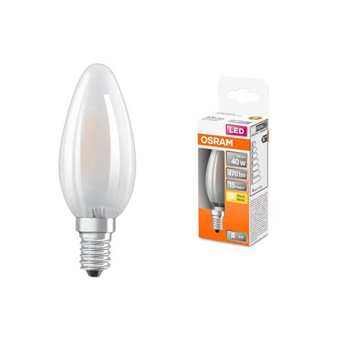 Osram Led Filament Retrofit Classic Kerze W W E Matt Lm War