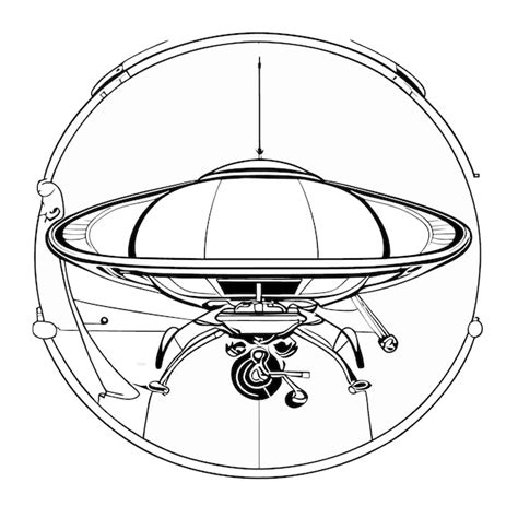 Premium Vector Voyager Spacecraft Art Print Blueprint Nasa Technical