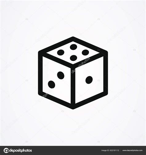 Dice Icon Logo Vector Design Stock Vector by ©YAY_Images 622191112