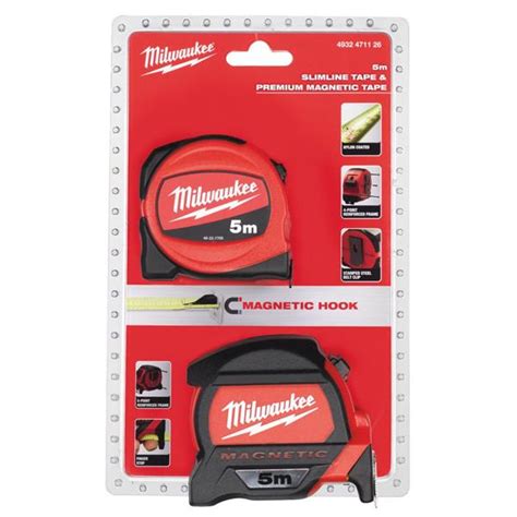 Milwaukee Tape Measure Two Pack Powertoolie Ireland