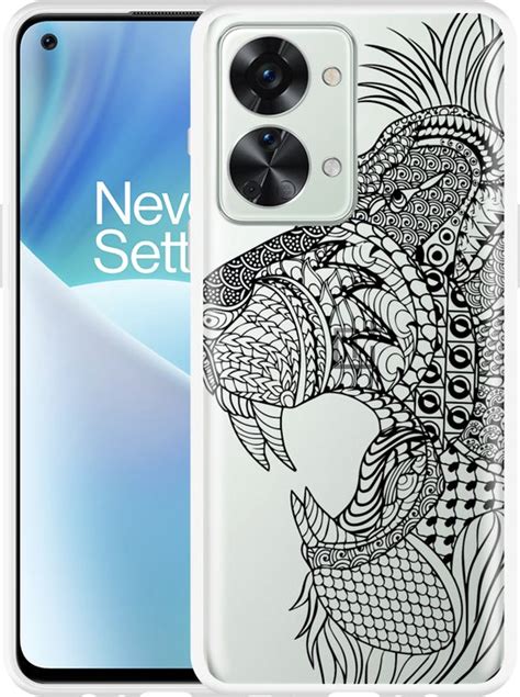 Oneplus Nord T Hoesje Leeuw Mandala Designed By Cazy Bol