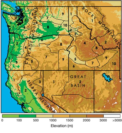 North Western Usa Map Viole Jesselyn