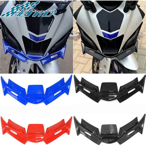 สําหรับ Yamaha R15 V4 2022 2023 ด้านหน้า Fairing Winglets Aerodynamic ฝาครอบ Shopee Thailand