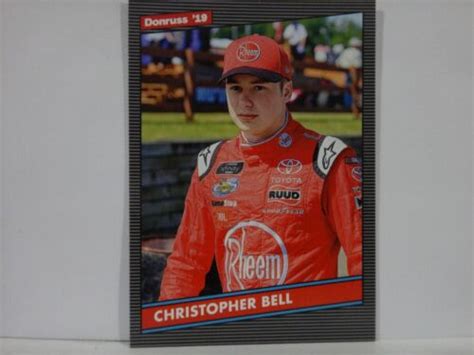 2019 Donruss Racing NASCAR Retro 1986 Silver Parallel 139 Christopher