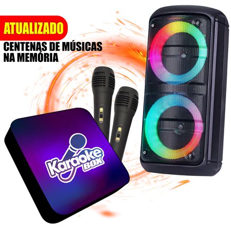 Karaokê Box Completo Profissional Pontuação Diversão Para Todos