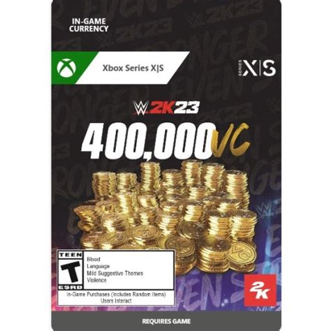 Wwe K Virtual Currency Pack Xbox Series X S