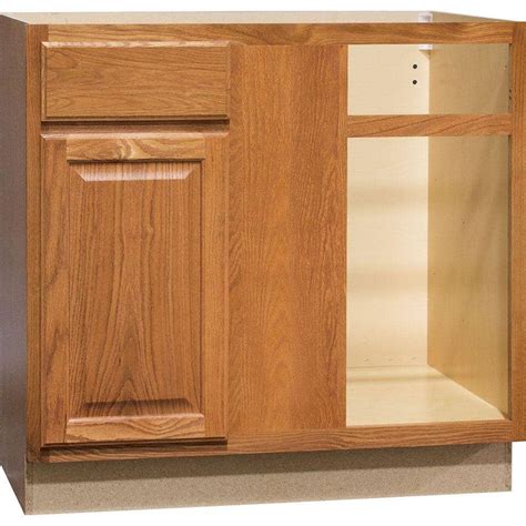 Assembled 36x34 5x24 In Base Kitchen Cabinet In Unfinished Oak B36ohd The Home Depot