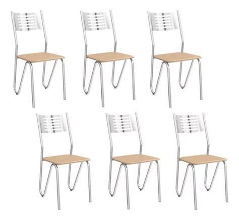 Cadeira Cozinha N Poles Kit Un Cromada Nude Kappesberg Parcelamento Sem Juros