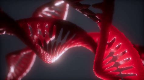 Green Screen Dna Double Helix Structure Animation Dna