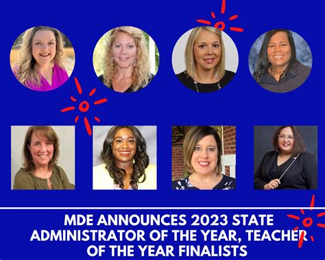 Mde Announces 2023 State Administrator Of The Year Teacher Of The Year