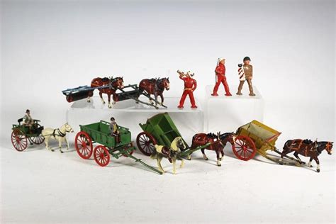 Vintage Lead Soldiers And Horses