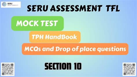 Tfl SERU Test Section 10 Mock Test YouTube