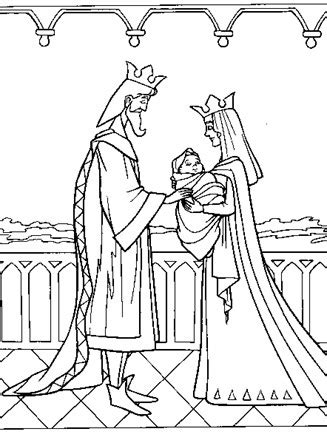 King And Queen Coloring Page