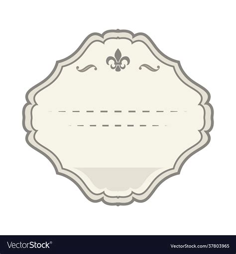 Vintage Label Shape Png