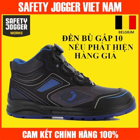 CHÍNH HÃNG Giày Bảo Hộ Lao Động Safety Jogger Cador S1P Mid TLS Cao Cổ