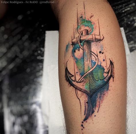 37 Captivating Anchor Tattoos Straight From The Sea - TattooBlend