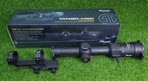 Sig TANGO MSR 1 6x24mm Scope W SFP Illuminated Red MSR BDC6 Reticle