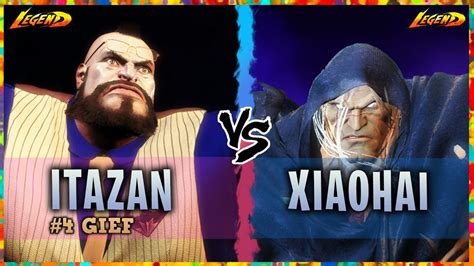 SF6 S2 Ranked 4 Zangief Itazan Vs M Bison Xiaohai Street