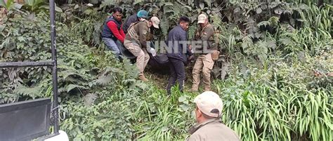 Hallan sin vida a tres personas en la carretera a los Yungas tenían