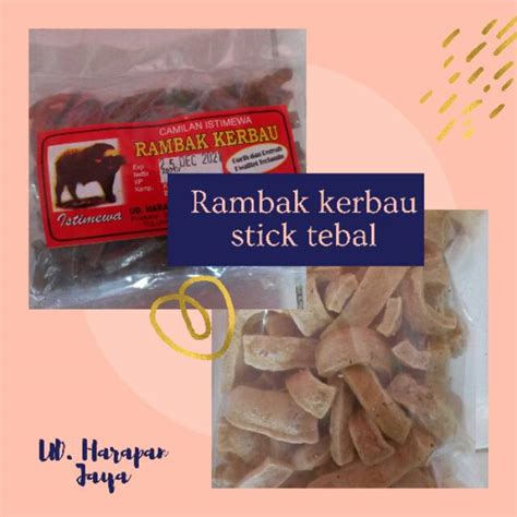 Jual Krecek Rambak Kerupuk Kulit Kerbau Makanan Ringan Camilan Stick