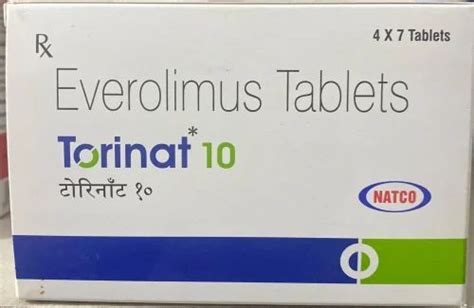 Torinat Mg Everolimus Tablet Manufactured By Natco At Rs