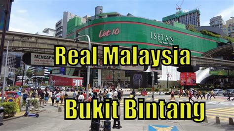 4KReal Malaysia Walking Tour Kuala Lumpur Bukit Bintang Pavilion