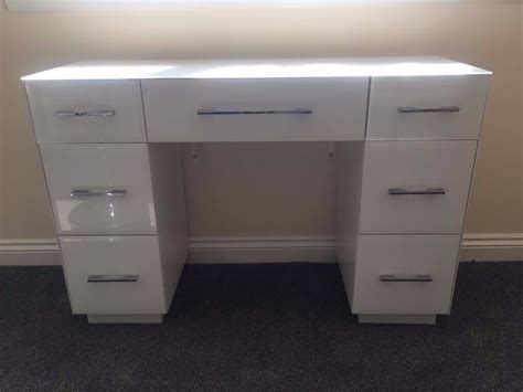 White high gloss dressing table | in Motherwell, North Lanarkshire ...