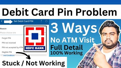 How To Set HDFC New ATM Debit Card Pin Online Change HDFC Debit Card