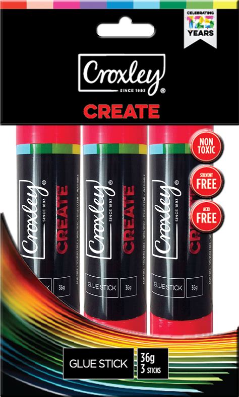 Croxley Glue Stick Value Pack Of 3 Waltons Back To School