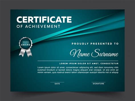 Certificate Template Ppt