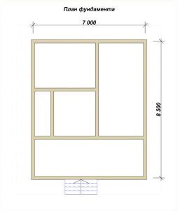 Дом из бруса 85 - СК "БРУС ОК-44"
