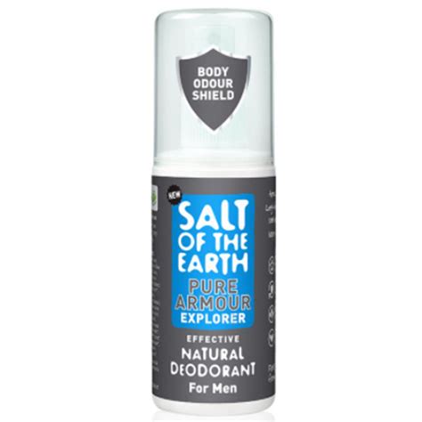 Deodorant Spray Pentru Barbati Salt Of The Earth Pure Armour Fara Saruri De Aluminiu 100 Ml