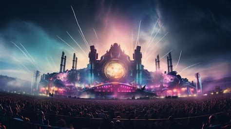 Foto Ultra Realista Escenario Principal Como Tomorrowland Festival