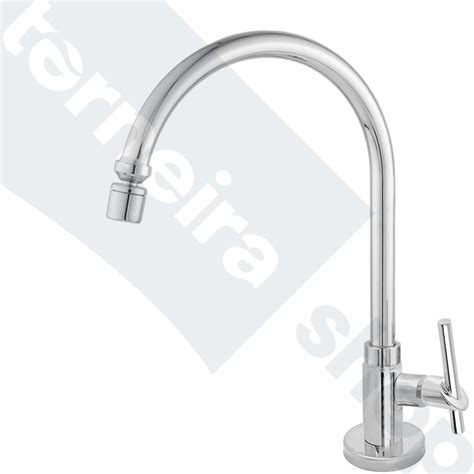 Torneira De Cozinha Mesa Bancada Metal Bica M Vel Inox Girat Ria