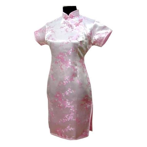 Robe Robe Qipao Traditionnelle Chinoise Noire Sexy Courte Cheongsam