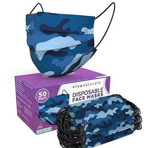 Camo Face Mask For Men Pack Premium Ply Disposable Cuotas Sin