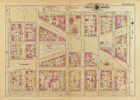 Old Map of Georgetown Street Names - Ghosts of DC