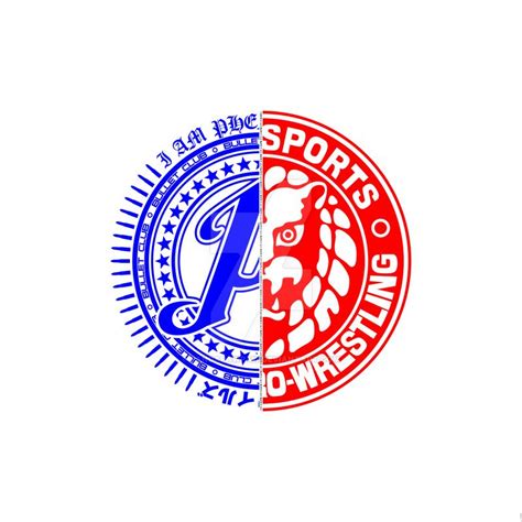 P1 x NJPW logo design V1. | Njpw, Japan pro wrestling, Pro wrestling