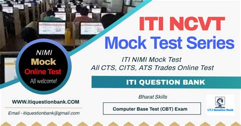 Ncvt Mock Test Series Iti Question Bank