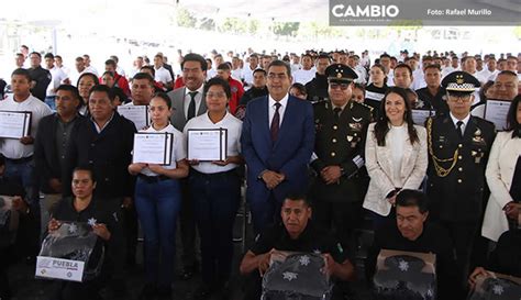 Encabeza Sergio Salomón Graduación Del Curso De Formación Inicial Para